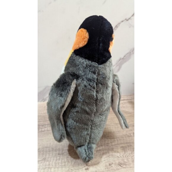 The Petting Zoo King Penguin Plush Stuffed Animal 12" Soft & Realistic Design - Picture 4 of 8